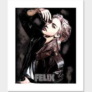 K-pop Stray Kids Felix Fan Art Posters and Art